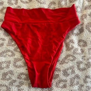 Aerie high cut cheeky bikini bottom